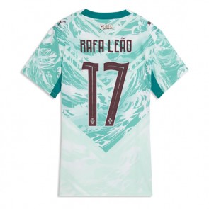 Portugal Rafael Leao #17 Bortatröja Dam VM 2026 Kortärmad